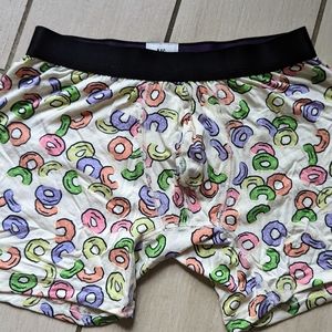 Me Undies, men's size small, boxer briefs, fruit loops